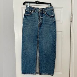 Zara denim skirt